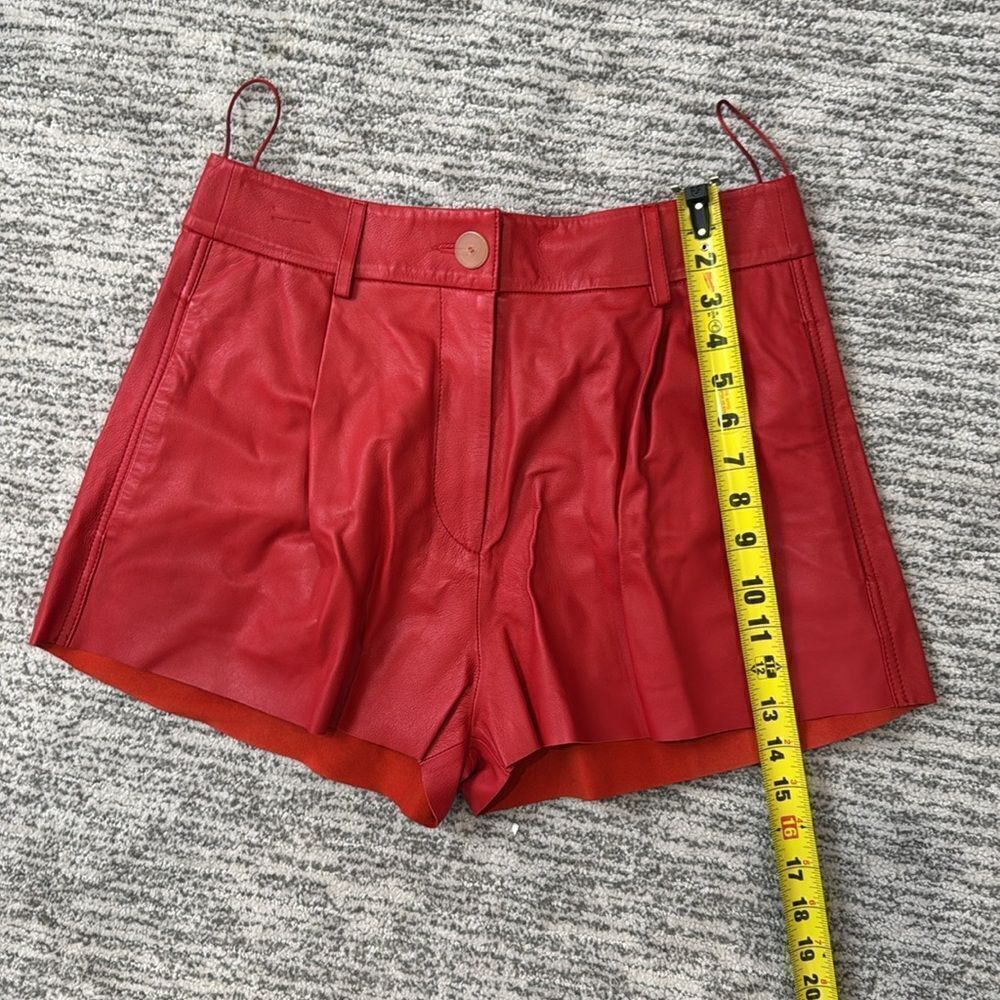 NWT Forte Forte NAPPA SHORTS - LIPS Red Large Size 3/ Large - Picture 9 of 15